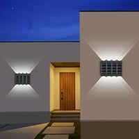 Solar kerítés lámpák, LED napelemes Fali lámpák, kültéri IP Vízálló, kültéri fali lámpák háztáji kerti garázshoz és