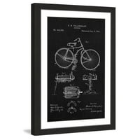 Bicycle Black Paper Keretes festési nyomtatás