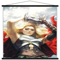 Marvel Comics-Thor-hatalmas Thor fali poszter fa mágneses kerettel, 22.375 34