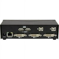 StarTech 2-portos USB DVI KVM kapcsoló DDM gyors kapcsolási technológiával és kábelekkel