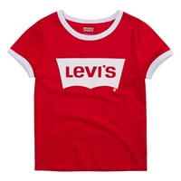 Levi ' s Lányok Túlméretezett Batwing Ringer pólója, méretek 4-16