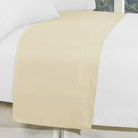 Elegáns Comfort® ráncmentes szál gróf egyiptomi minőség, 1 darabos lapos lap, teljes, krém