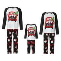 Meihuida Matching Family Pajamas Set Christmas Pjs Long Sleeve Holiday Sleepwear