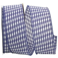 Papír geometria ellenőrzi a Gingham Vezetékes, haditengerészet, 2,5 in 10yd, 1 csomag