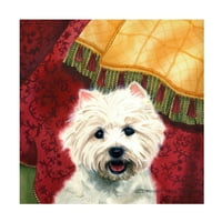 Brenda Harris Tustian 'West Highland Terrier' Canvas Art