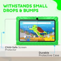 Contixo Learning Tablet Bundle, Stylus, 32 GB-os MicroSD kártya és Tablet táska, előre telepített alkalmazások és szülői