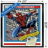 Marvel Kereskedési Kártyák-Pókember Fali Poszter, 22.375 34 Keretes