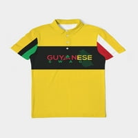 Arany Guyanai Swag Férfi Slim Fit Rövid ujjú póló