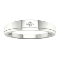 Imperial 1 20ct TDW Diamond 10K Fehér Arany Férfi Solitaire Ring